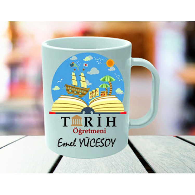 Öğretmene Hediye Tarih Öğretmenine Özel Kupa Bardak