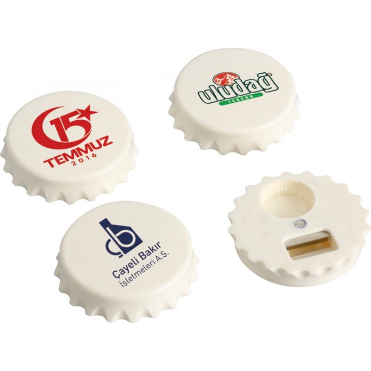 promosyon logo baskili magnet açacak