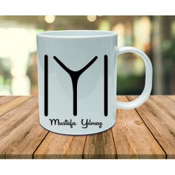 Kayı Baskılı Kupa Bardak