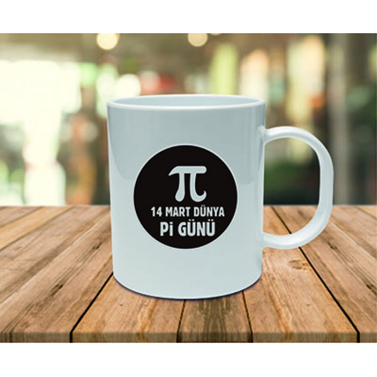 Dünya Pİ Günü Tasarımlı Kupa Bardak