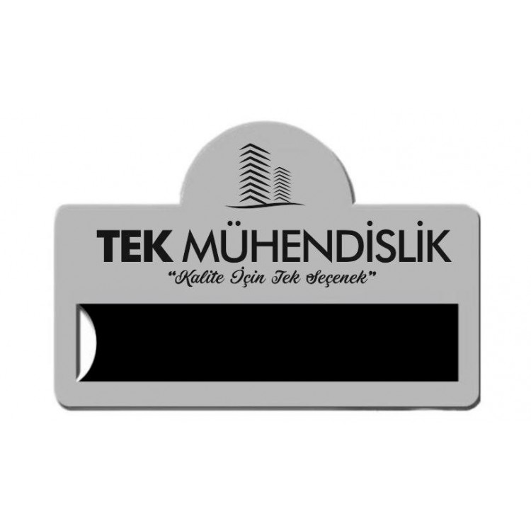 Metal Yaka Kartı İsimlik