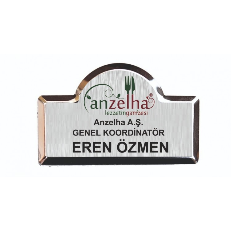 Restorant ve Cafeler İçin Personel Yaka İsimlikleri