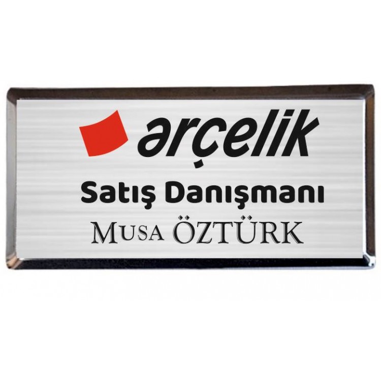 Personel Yaka Kartı - Metal Yaka İsimlikleri
