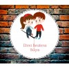 Elimi Bırakma Ahşap Duvar Saati Elimi Bırakma Ahşap Duvar Saati