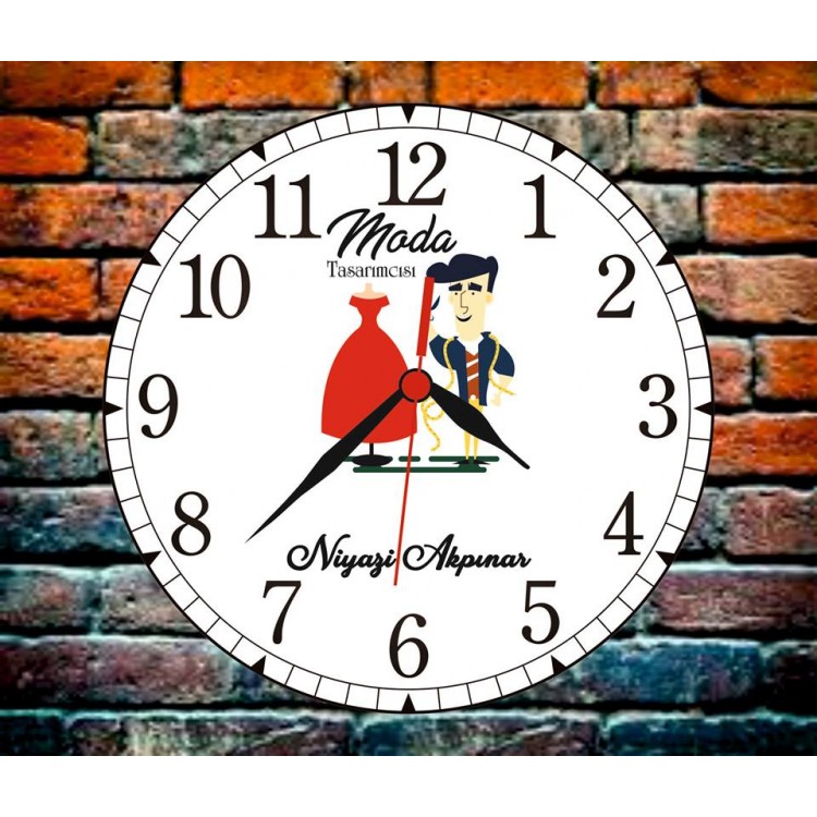Mesleki Hediyeler Kişiye Özel Ahşap Duvar Saati1