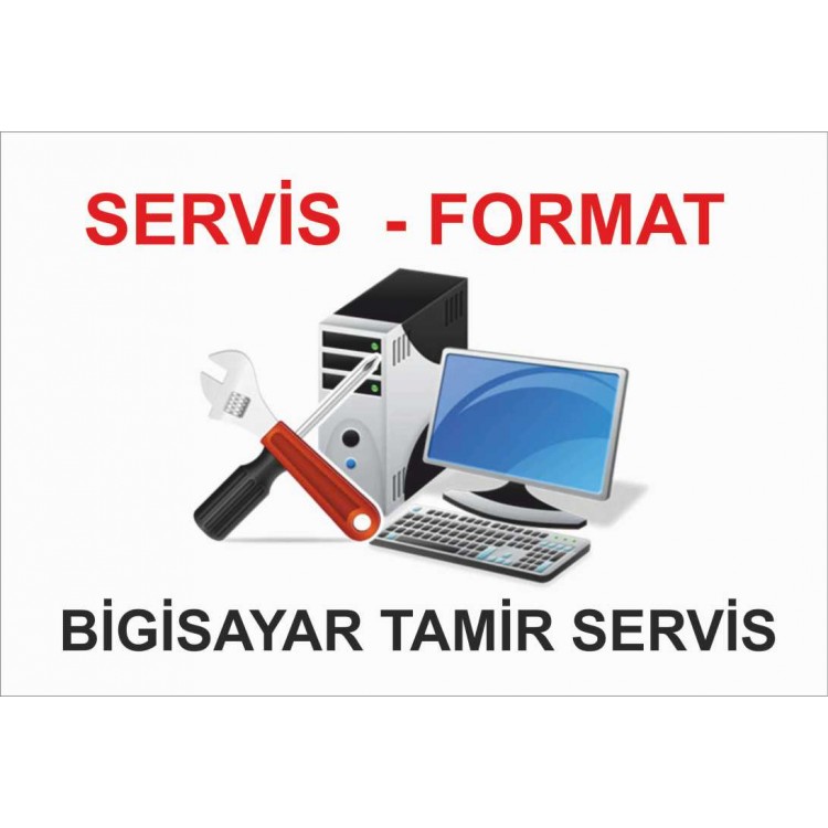 Bilgisayar teknik servis  etiketi