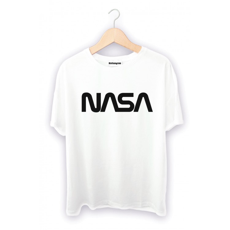 Nasa Logolu Baskılı Tişörtler Nasa Logolu Baskılı Tişörtler