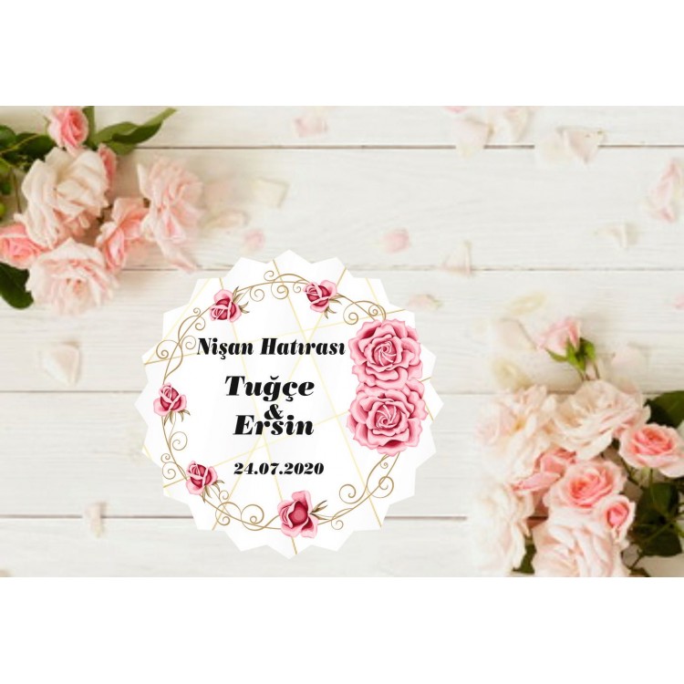 Rize Nikah Şekeri Magnet - Nişan Hatırası