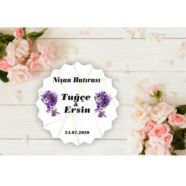 Tokat nikah şekeri magnet - nişan magnetleri