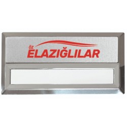 Elazığ metal yaka kartı