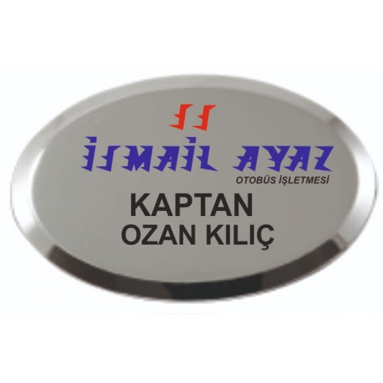 Eskişehir Metal yaka kartı