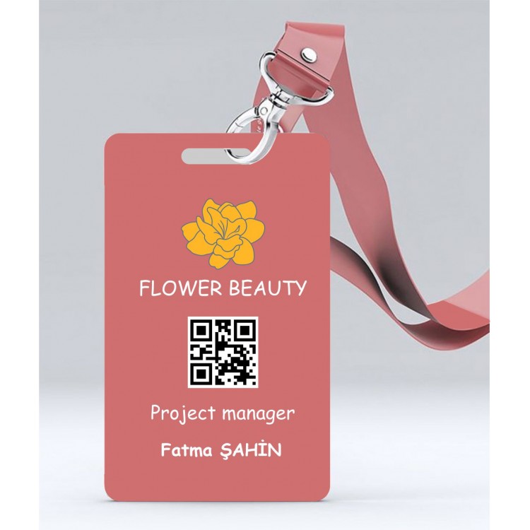 Mağaza Personeli Plastik Yaka Kartı