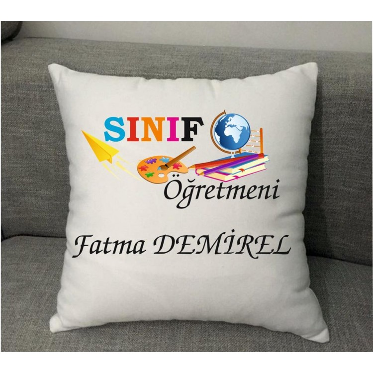 Öğretmenler Günü Hediyesi - Sınıf Öğretmenine Hediye Yastık