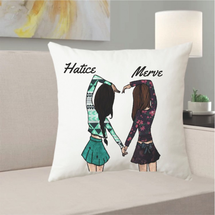 Sıkı Dostlar Hediyeleri - Resimli Yastık Modelleri