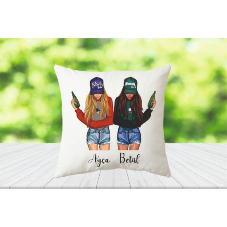 Best friends - Sıkı Dostlar yastık Kılıfı Best friends - Sıkı Dostlar yastık Kılıfı