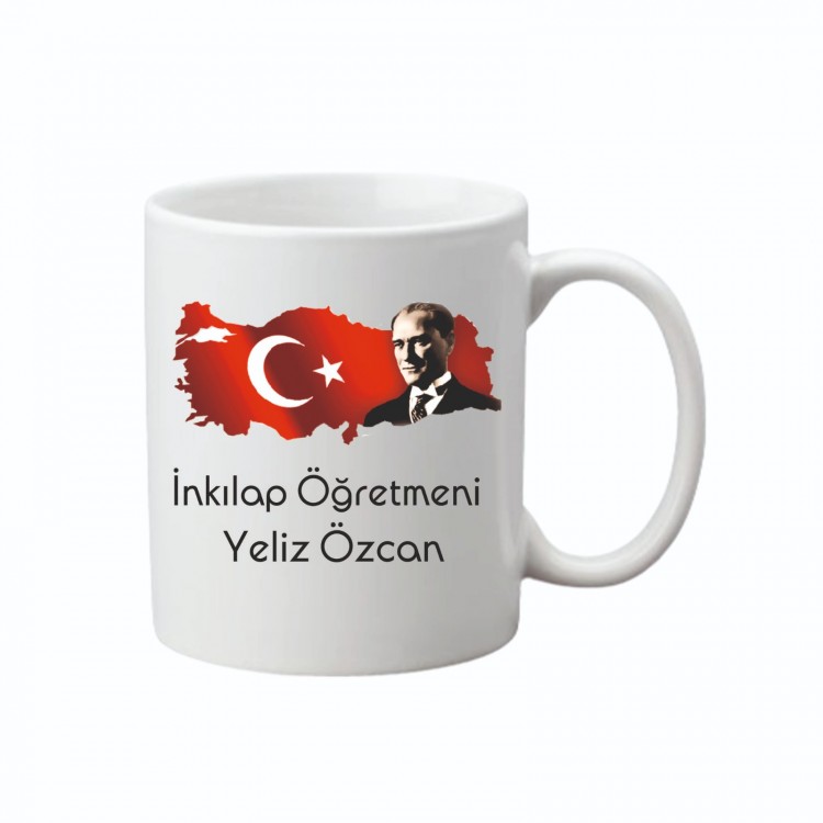 İnkilap Öğretmenine Hediye Kupa Bardak