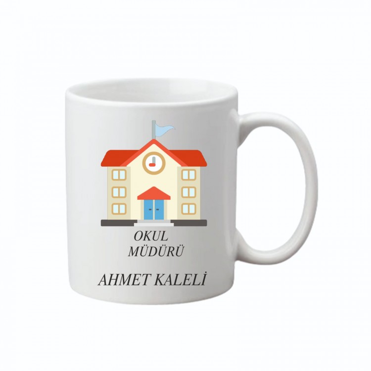 Okul Müdürüne Hediye Kupa bardak